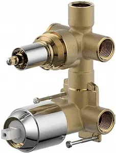 Скрытая часть смесителя для 2 потребителей Bravat Built-in D982CP-A-RUS Скрытая часть смесителя для 2 потребителей Bravat Built-in D982CP-A-RUS, 1