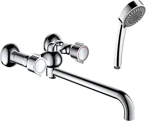 Смеситель для ванны с длинным изливом D&K Hessen Torhall хром DA1413341 Смеситель для ванны с длинным изливом D&K Hessen Torhall хром DA1413341, 1