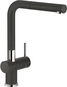 Смеситель для кухни с выдвижным изливом Franke Active Plus Pull-Out оникс/хром 115.0373.901 Смеситель для кухни с выдвижным изливом Franke Active Plus Pull-Out оникс/хром 115.0373.901, 1