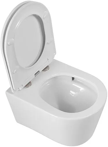 Унитаз подвесной безободковый Cezares Liner Tornado белый CZR-38083-49-TH-TOR/SC