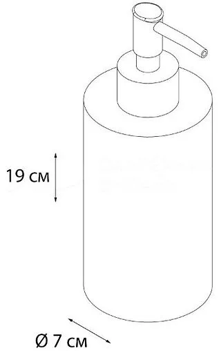 Дозатор для жидкого мыла Fixsen Agat белый/с рисунком/хром FX-220-1