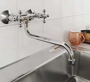 Смеситель для кухни настенный Milardo Duplex хром DUPSB00M09 Смеситель для кухни настенный Milardo Duplex хром DUPSB00M09, 3