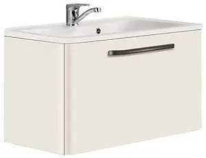 Тумба-умывальник подвесная Aquaton Валенсия 75 белый жемчуг 1A1236K0VAG30, 1