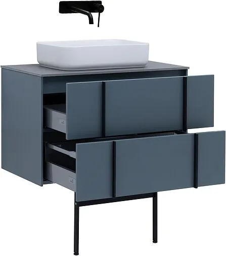 Тумба под умывальник подвесной Allen Brau Reality 80 синий 1.32005.BGM