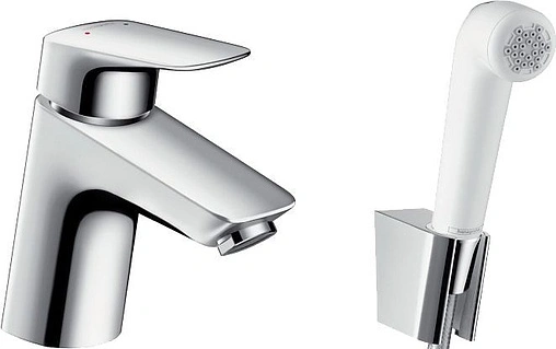 Смеситель для раковины с гигиеническим душем Hansgrohe Logis 70 хром 71290000