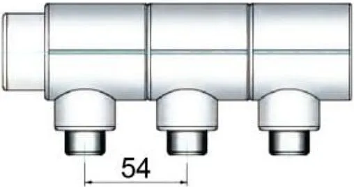 Тройник коллекторный полипропиленовый 40 мм х ½&quot;к Valtec VTp.734.0.04004