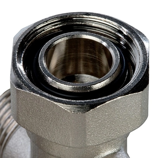 Узел нижнего подключения радиатора с байпасом угловой ¾&quot;ек x ¾&quot;ек Stout SVH-0003-000020