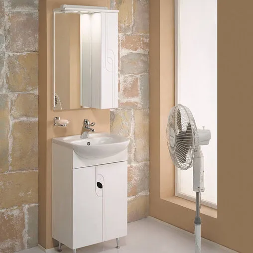 Шкаф-зеркало Aquaton Панда 50 R белый 1A007402PD01R