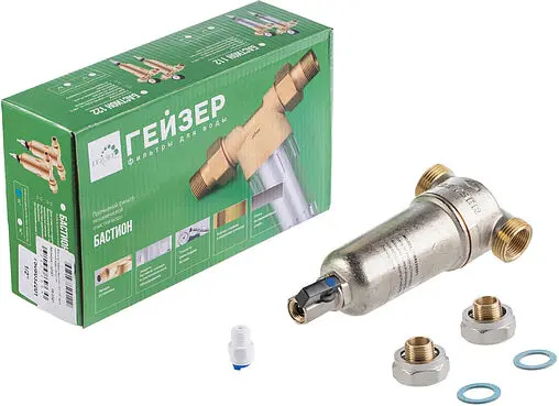 Фильтр тонкой очистки воды ½&quot;н x ½&quot;н Гейзер Бастион 121 32668