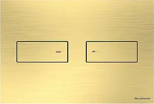 Клавиша смыва для унитаза ArtCeram INOX 710.000.BG золото брашированное PVD, 1