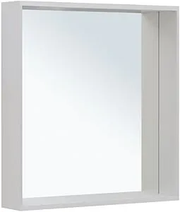 Зеркало с подсветкой Allen Brau Priority 75x70 серебро браш 1.32017.02, 1