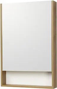 Шкаф-зеркало Aquaton Сканди 55 L белый/дуб рустикальный 1A252102SDZ90 Шкаф-зеркало Aquaton Сканди 55 L белый/дуб рустикальный 1A252102SDZ90, 1