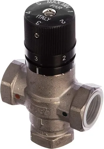 Трехходовой термостатический смесительный клапан ¾&quot; +25...+65°С Kvs 2.6 Far Termo FA 3950 34