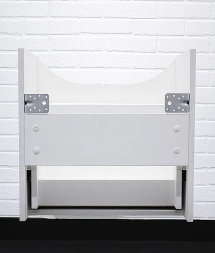 Тумба-умывальник подвесной Айсберг Классик 55 белый DA3006T+4607152360509