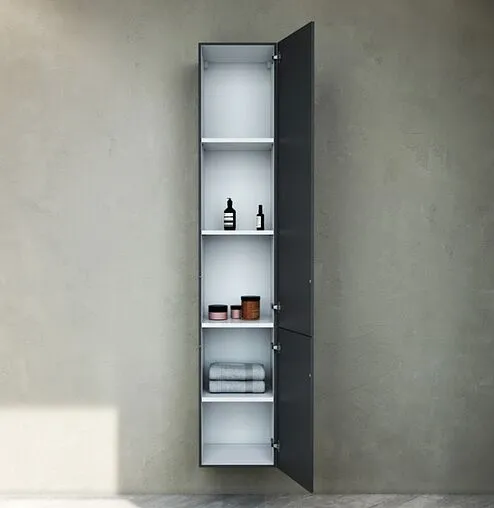 Шкаф-пенал подвесной Am.Pm Gem 30 R графит матовый M90CHR0306GM