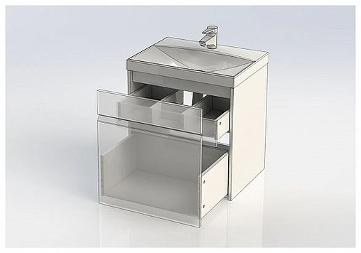 Тумба под умывальник Aquanet Палермо 60 белый 00203934