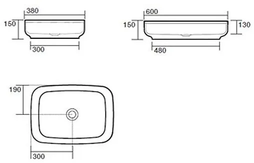 Раковина Kerasan Tribeca 60 белый 514101
