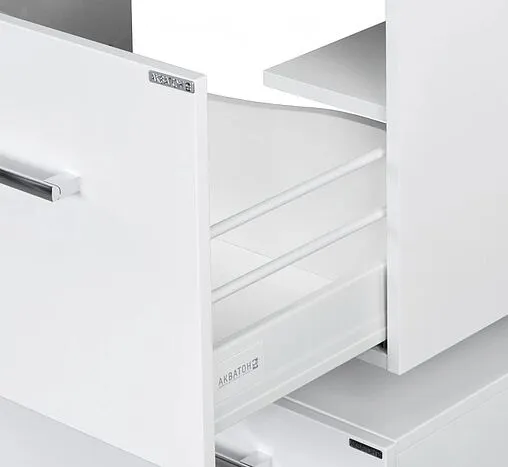 Тумба-умывальник подвесная Aquaton Мадрид 120 M белый 1A1687K3MA010