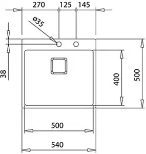 Мойка кухонная Teka ForLinea RS15 50.40 POLISHED нержавеющая сталь полированная 115000017, 2