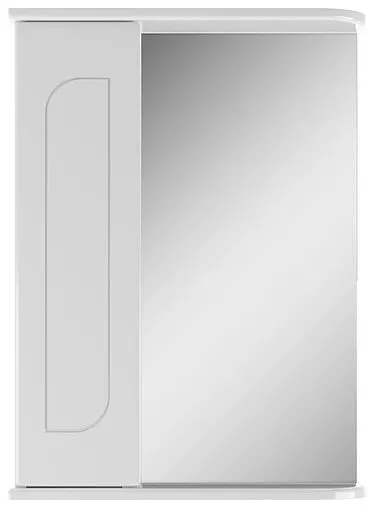 Шкаф-зеркало Айсберг Радуга 50 белый DA1137HZR