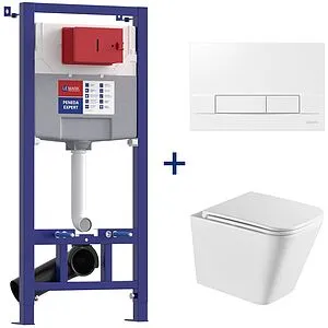 Комплект 5 в 1 Lemark Peneda Expert+Bit+ Florex White 100124422 с кнопкой Bit 9804008 белый глянцевый Комплект 5 в 1 Lemark Peneda Expert+Bit+ Florex White 100124422 с кнопкой Bit 9804008 белый глянцевый, 1