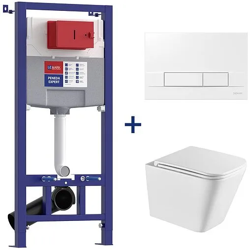 Комплект 5 в 1 Lemark Peneda Expert+Bit+ Florex White 100124422 с кнопкой Bit 9804008 белый глянцевый