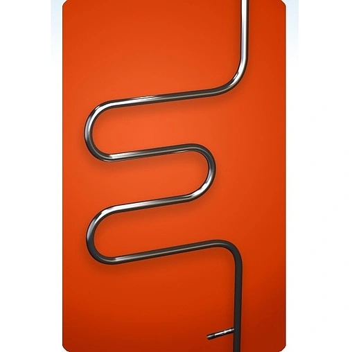 Полотенцесушитель водяной Тругор Стояк (M-образный) 500x400 с отводом полированная сталь