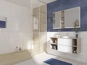 Шкаф-зеркало Cersanit Moduo 120 белый/дуб SB-SW-MOD40/Wh+SB-LS-MOD60/Wh+SB-MD-MOD20-SW, 3