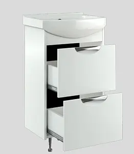 Тумба-умывальник напольная Cersanit Basic 50 белый SP-SU-BAS-CE50-2+S-UM-CE50/1-w, 4