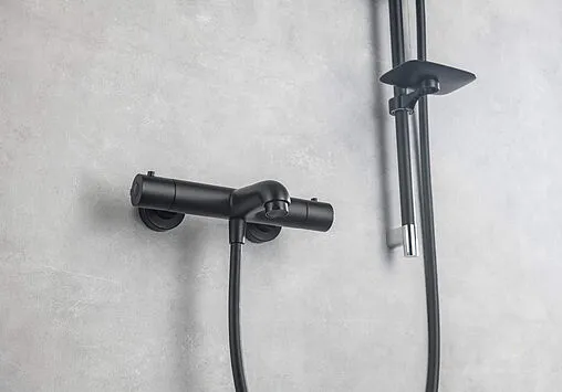 Термостат для ванны Aquatek Вега чёрный матовый AQ1043MB Термостат для ванны Aquatek Вега чёрный матовый AQ1043MB