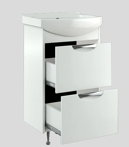 Тумба-умывальник напольная Cersanit Basic 50 белый SP-SU-BAS-CE50-2+S-UM-CE50/1-w