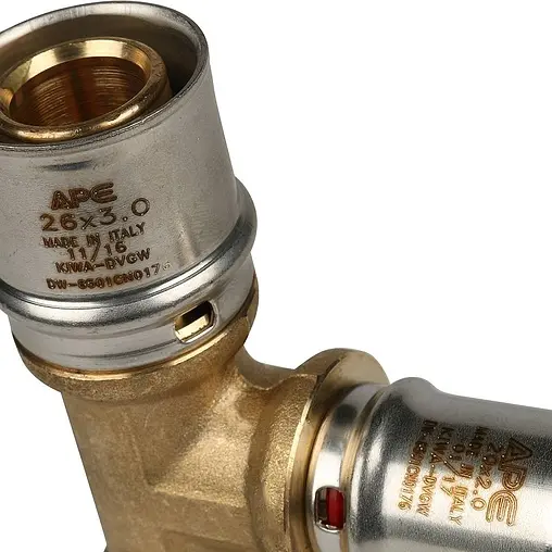 Тройник пресс редукционный 26мм x 20мм x 26мм Stout SFP-0005-262026