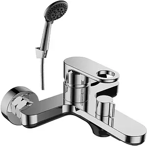 Смеситель для ванны Rossinka хром RS33-31, 1