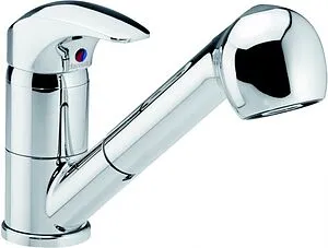 Смеситель для кухни с выдвижным изливом Damixa Space хром 101200000, 1