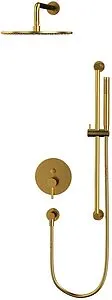 Душевая система со смесителем для душа WHITECROSS Y brushed gold золото брашированное YSET05GLB Душевая система со смесителем для душа WHITECROSS Y brushed gold золото брашированное YSET05GLB, 3