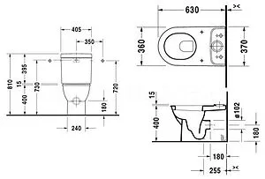 Бачок для унитаза Duravit Darling New белый 0931100005 Бачок для унитаза Duravit Darling New белый 0931100005, 2