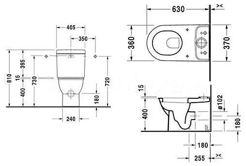 Бачок для унитаза Duravit Darling New белый 0931100005 Бачок для унитаза Duravit Darling New белый 0931100005