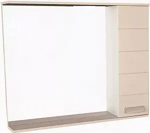 Шкаф-зеркало Comforty Модена 90 R белый 00003124108CF Шкаф-зеркало Comforty Модена 90 R белый 00003124108CF, 1