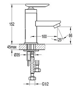 Смеситель для раковины Cezares Siesta хром SIESTA-F-LS-01 Смеситель для раковины Cezares Siesta хром SIESTA-F-LS-01, 2