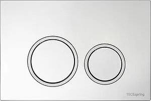 Клавиша смыва для унитаза TECEspring R 9940101 кнопка/хром глянцевый, кольца/хром матовый, 1