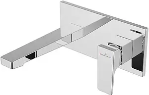 Смеситель для раковины из стены Villeroy&Boch Architectura Square хром TVW12500300061 Смеситель для раковины из стены Villeroy&Boch Architectura Square хром TVW12500300061, 1