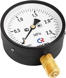 Манометр радиальный Росма ТМ-510Р.00 100мм 25 бар ½&quot; 00000007303, 4