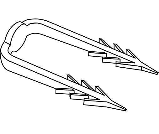 Скоба якорная для шины Rehau 12592681001