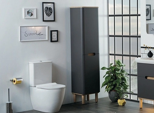 Унитаз-компакт безободковый VitrA Sento Rim-ex белый 9830B003-7203