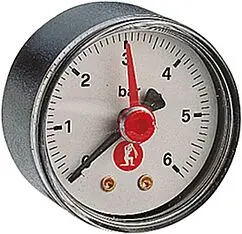 Манометр аксиальный Giacomini 50мм 10 бар ¼&quot; R225IY007