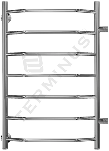 Полотенцесушитель водяной лесенка Terminus Виктория П7 500х796 б/п 500 полированная сталь 4670030725158