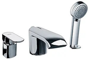 Смеситель на борт ванны на 3 отверстия Aquanet Pacific хром 00176482 Смеситель на борт ванны на 3 отверстия Aquanet Pacific хром 00176482, 1