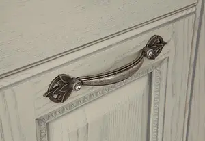 Тумба-умывальник напольная Aquaton Жерона 105 белое серебро 1A1586K5GEM20, 4