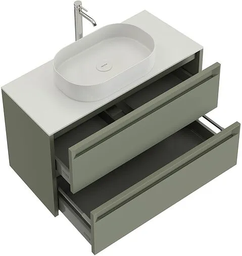 Тумба-умывальник подвесной Allen Brau Fantasy 2.0 120 олива 1.11005.CGM 2.0+
