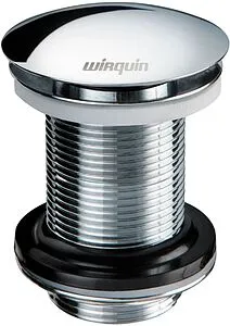 Выпуск автоматический для раковины без перелива Wirquin хром 30723104 Выпуск автоматический для раковины без перелива Wirquin хром 30723104, 1